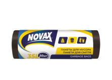 Пакеты для мусора Novax 35 л 30 шт