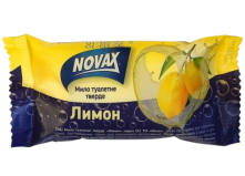 Твердое мыло туалетное NOVAX Лимон 60 г