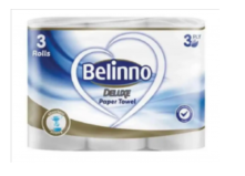 Бумажное полотенце BELINNO DELUXE 3 шт