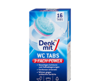 Таблетки для очищення унітазу з трьохфазною дією Denkmit WC, 16 шт