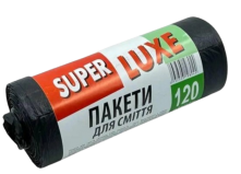 Пакеты для мусора SUPER LUXE 120л 10шт