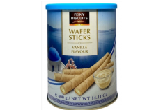 Вафельные трубочки Feiny Biscuits со вкусом ванили Ж/Б 400г