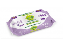 Вологі серветки для прибирання Універсальні LIME Classic Lavander 100 шт