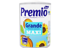 Полотенца бумажные Диво Premio Grande Maxi целлюлозные 2-слойные 1 рулон 600 отрывов