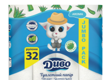 Туалетний папір Диво Aroma Алое Вера 2 шари 32 рулони