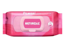 Серветки вологі Naturelle Pink 100 шт