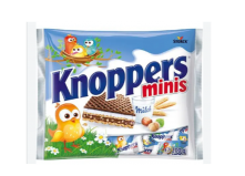 Вафли Knoppers орех mini 200 г