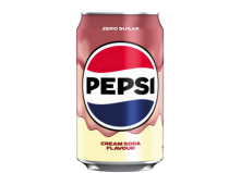 Напиток газированный крем сода без сахара Pepsi 330мл