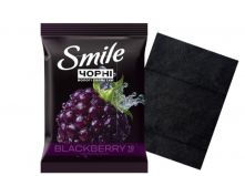 Вологі серветки Smile Чорні з ароматом ожини 10 шт