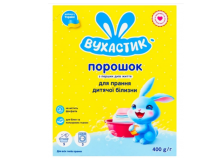 Стиральный порошок Ухастик для стирки детского белья, 0+, 400 г
