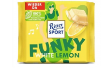 Шоколад белый с лимонной начинкой Ritter Sport 100 г