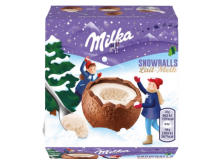 Сноуболы с начинкой milchcreme Milka 136г