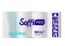 Туалетная бумага SoffiPRO Optimal 2 слоя 16 рулонов