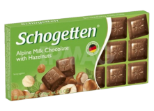 Шоколад Schogetten молочный фундук 100 г