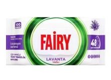 Вологі серветки для прибирання Fairy з клапаном Лаванда 100 шт
