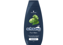 Шампунь для мужчин Schauma Men с экстрактом хмеля для ежедневного использования 400 мл