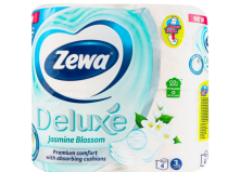 Туалетная бумага Zewa Deluxe Jasmine Blossom 3 слоя 4 рулона