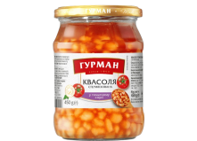Фасоль Гурман в томатном соусе 450 г