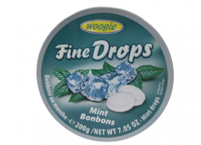 Леденцы Woogie Fine drops мята 200 г