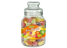 Льодяники Woogie Fine Drops зі смаком фруктів 966г