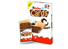 Шоколадно-молочное печенье Kinder Cards 76 г