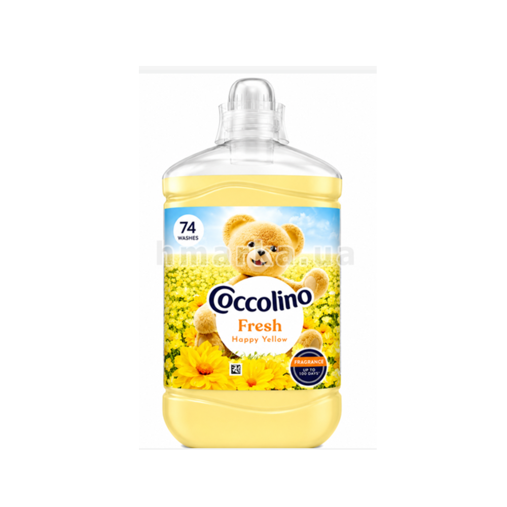 Кондиціонер Coccolino Happy Yellow (74 прання), 1.7 л