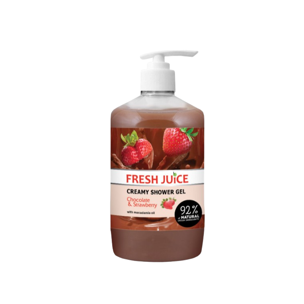 Крем-гель для душу Fresh Juice Chocolate&Strawberry 750 мл