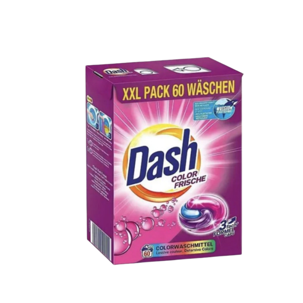 Капсули для стирки цветных вещей Dash Color Frische 60 стирок