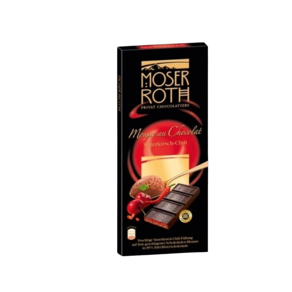 Шоколад вишня с перцем Moser Roth 150г