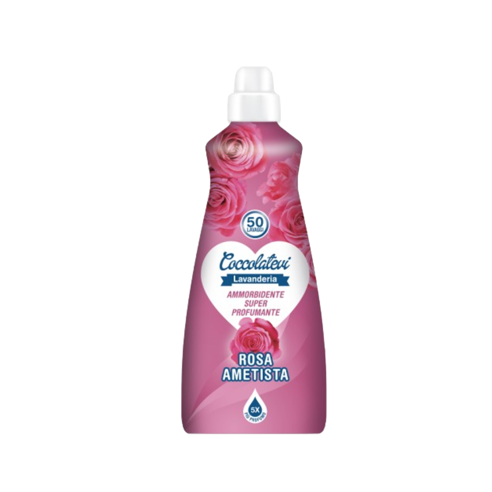 Концентрированный ополаскиватель Coccolatevi Ammorbidente Rosa Ametista, 1,25 l, 50 стирок
