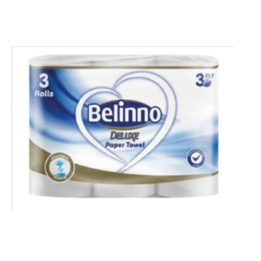 Бумажное полотенце BELINNO DELUXE 3 шт