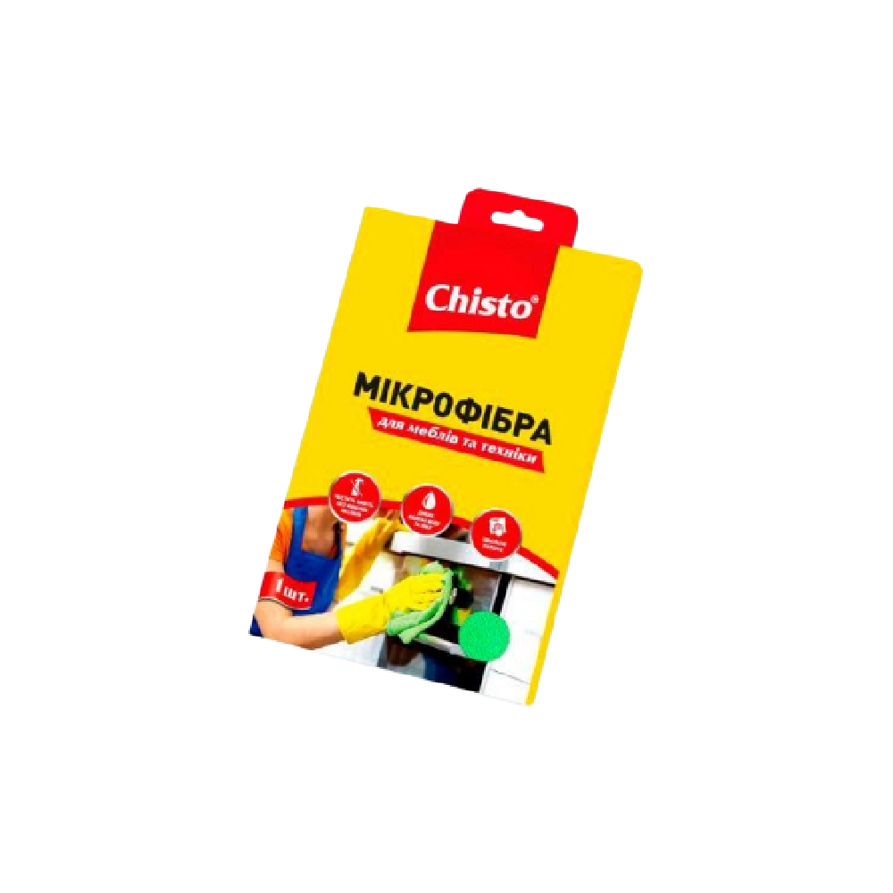 Салфетка из микрофибры Chisto для мебели и техники 1шт