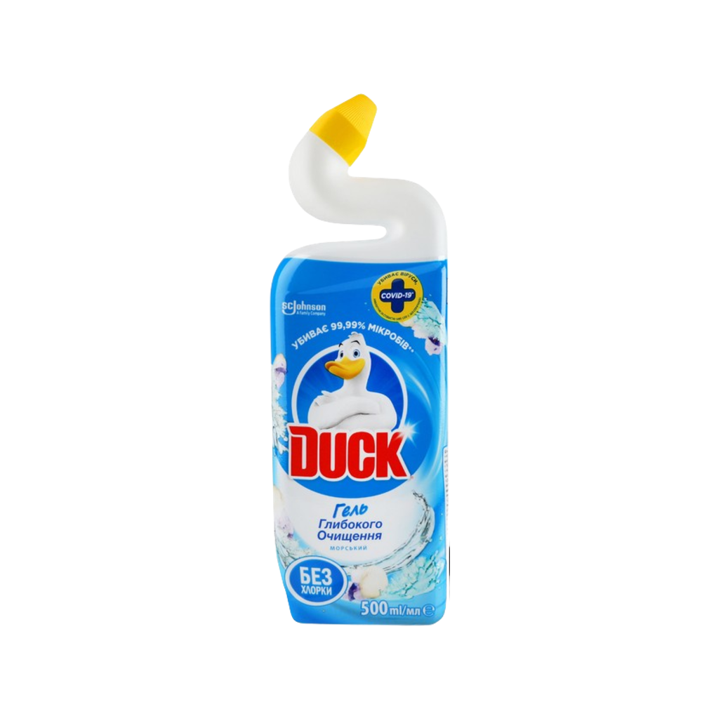 Очистительное средство для унитаза Duck Гель Глубокой очистки Морской 500 мл