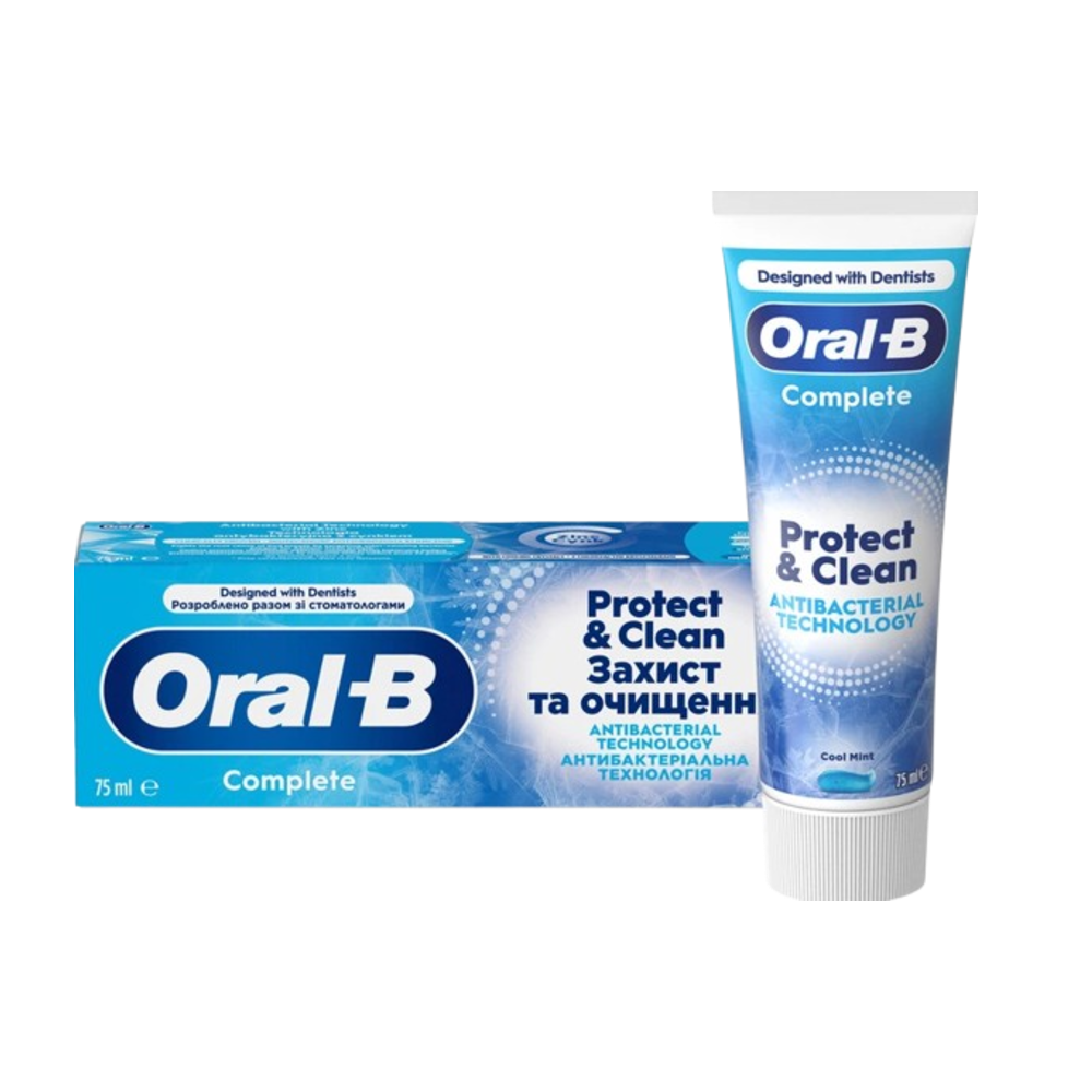 Зубная паста Oral-B Complete Чрезвычайное белье Прохладная мята 75 мл