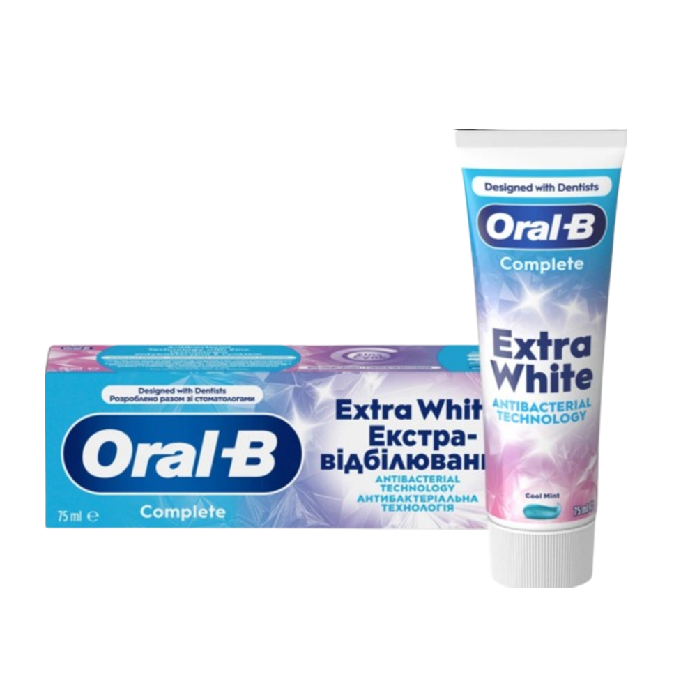 Зубная паста Oral-B Complete Защита и чистота Прохладная мята 75 мл Zubnaya pasta Oral-B