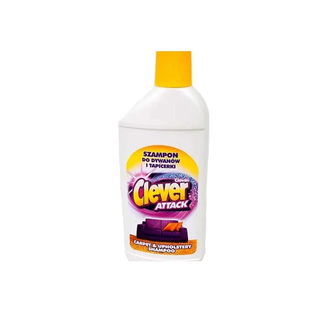 Шампунь для чистки ковров и обивки Clever Attack 550 мл