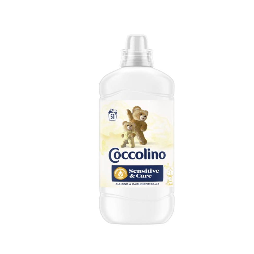 Кондиционер Coccolino Sensitive & Care Almond & Cashmere Balm (51 стирка) 1.275 л