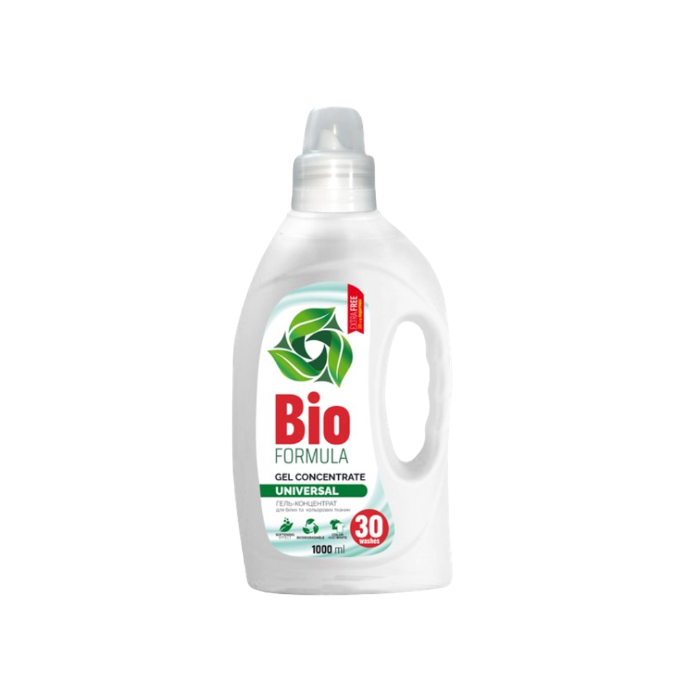 Гель-концентрат для прання Bio Formula Universal для білих і кольорових тканин 1 л