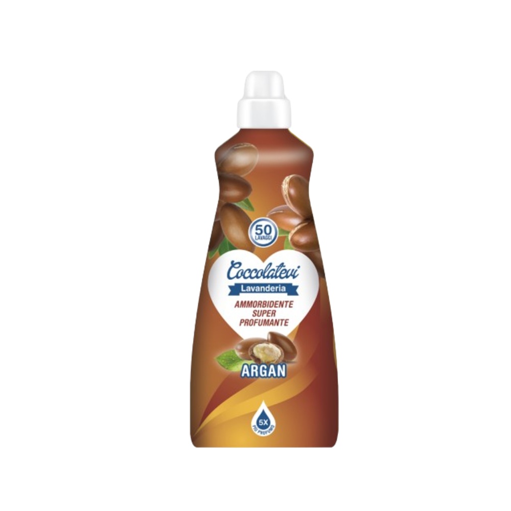 Концентрированный ополаскиватель Coccolatevi Ammorbidente Argan, 1,25 l, 50 стирок