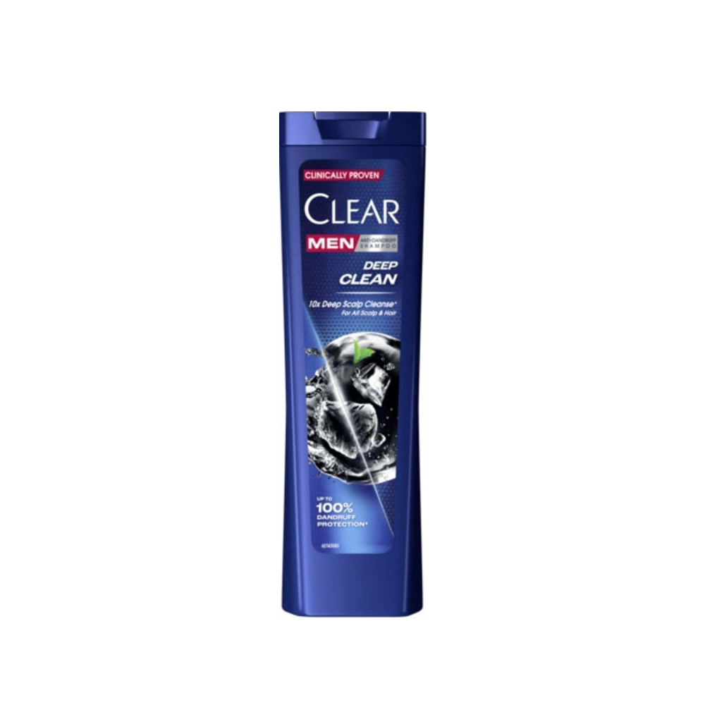 Шампунь Clear 3 в 1 З активованим вугіллям для чоловіків 225 мл