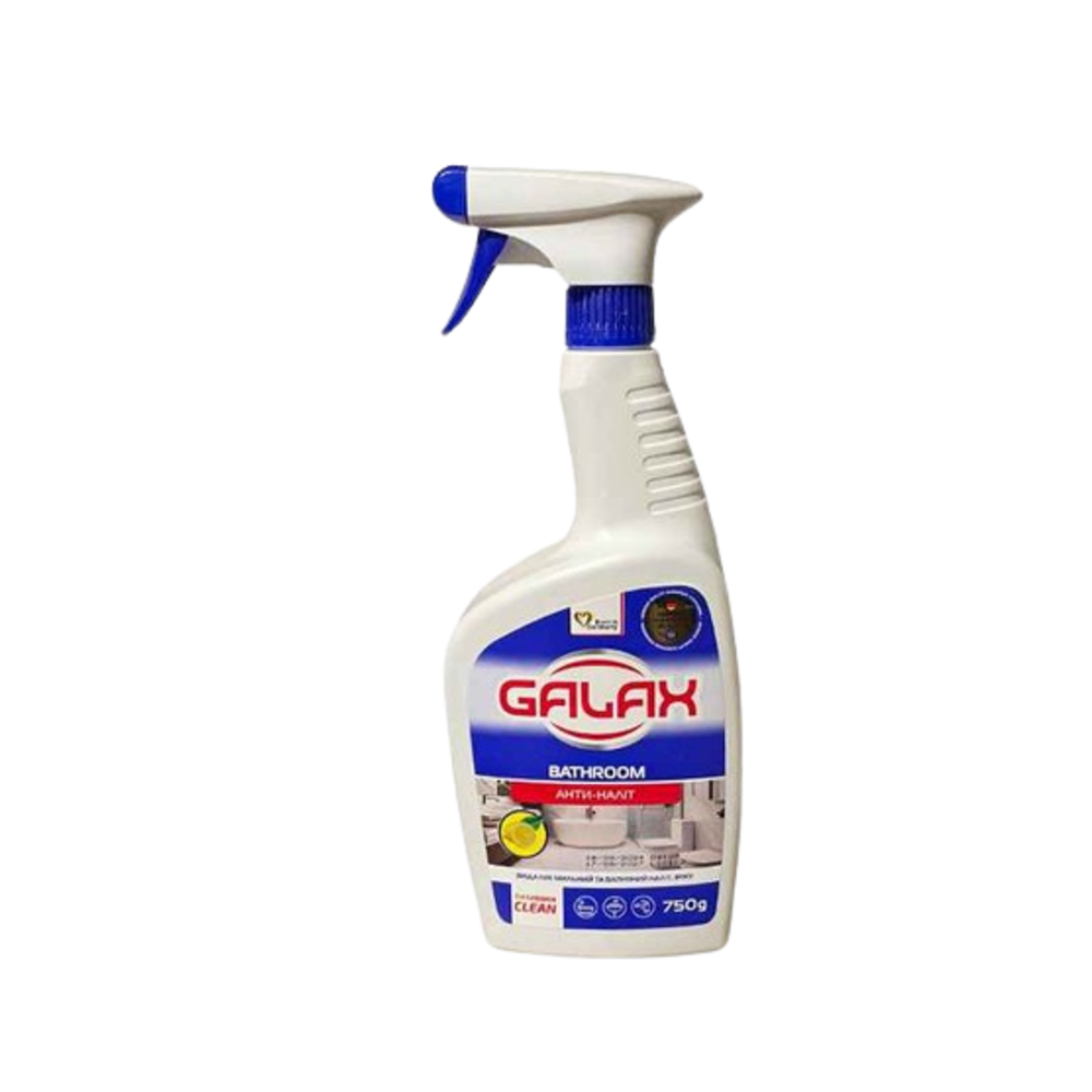 Засіб для миття ванної кімнати та сантехніки Galax das PowerClean анті-наліт 500 мл