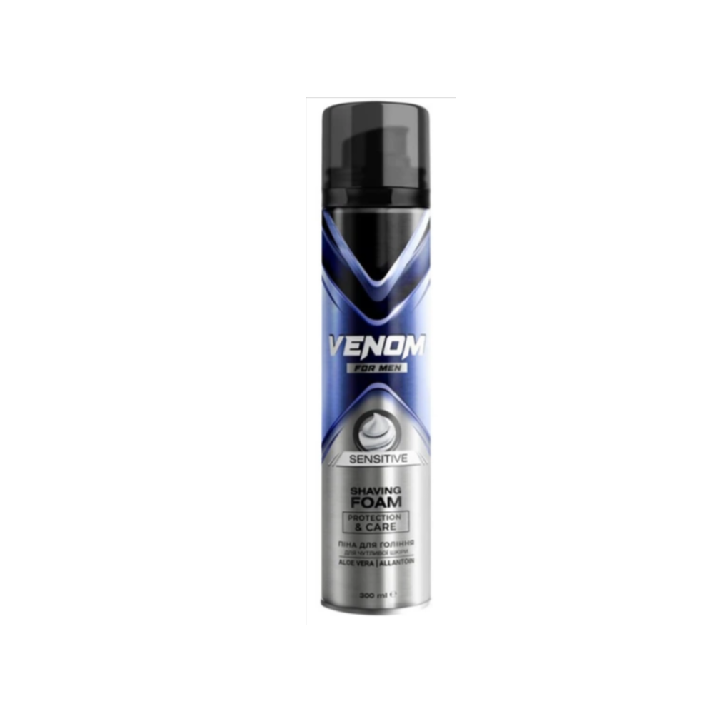 Пінка для гоління Venom for men Sensitive 300 мл