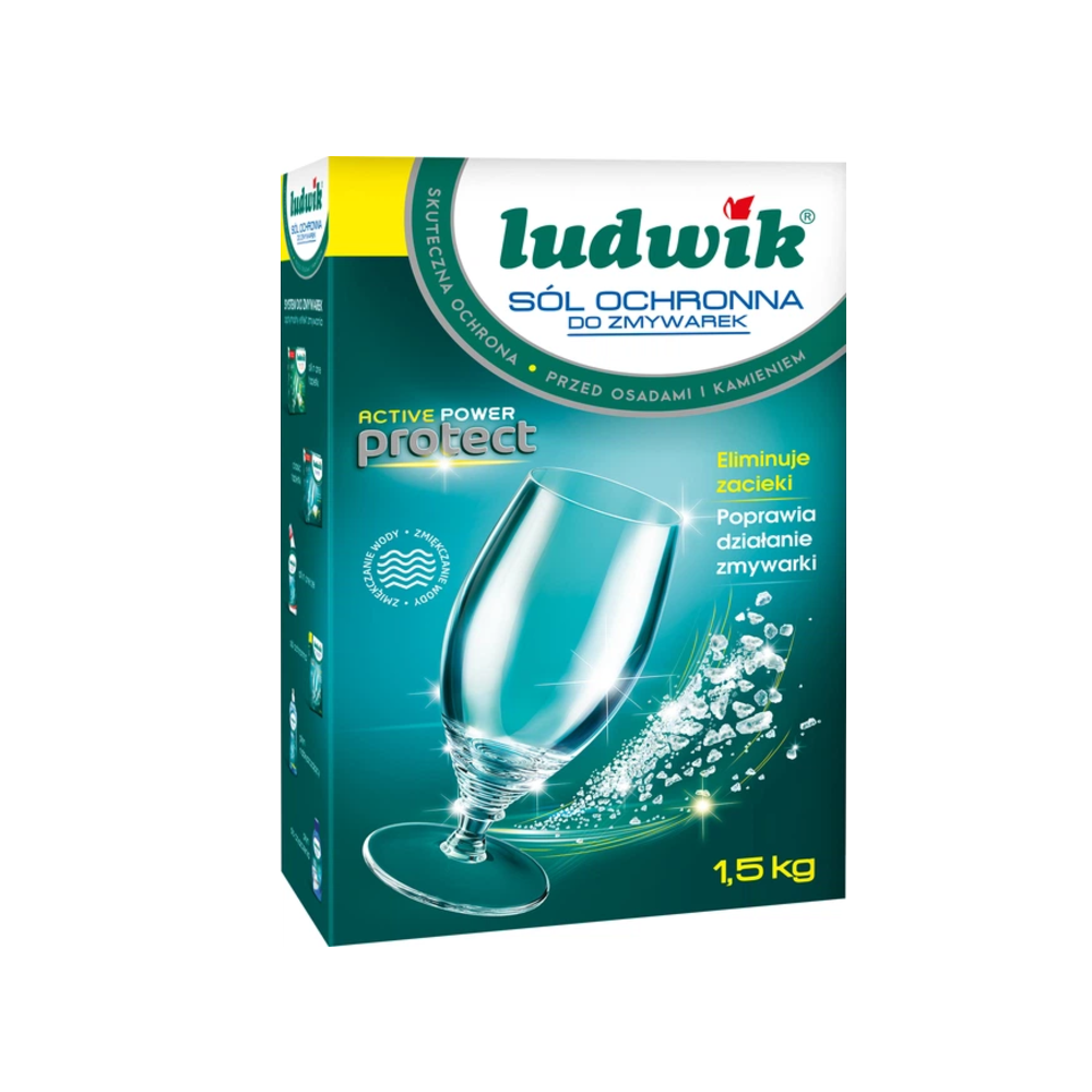 Сіль для посудомийних машин Ludwik 1.5 кг✔️ Купити з доставкою