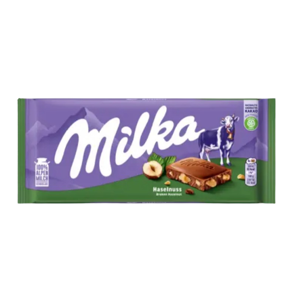 Шоколад Milka измельченный лесной орех 100г