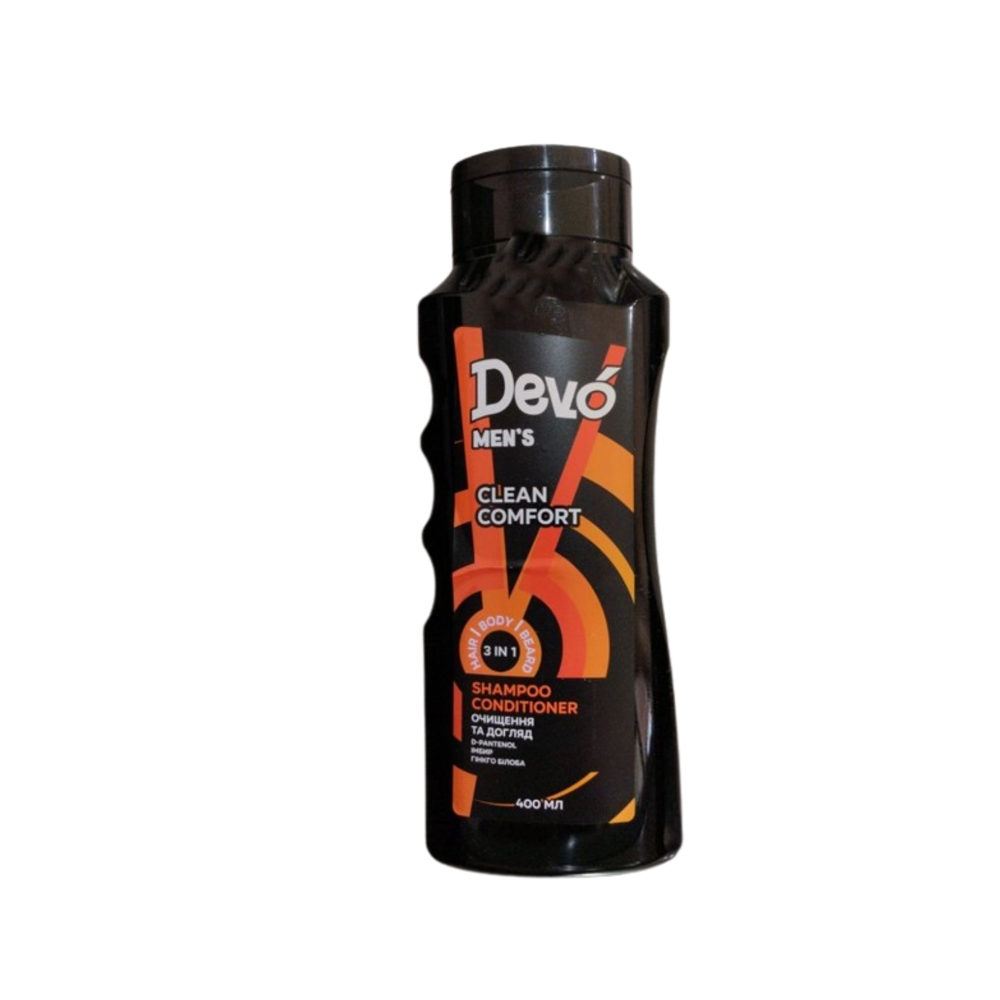 Чоловічий шампунь-гель-кондиціонер Devo Men's Clear Comfort 400 мл