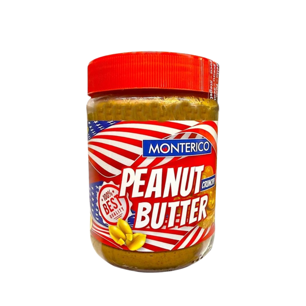 Арахисовая паста Monterico Crunchy 500 г ᐈ Купить по выгодной цене в Одессе