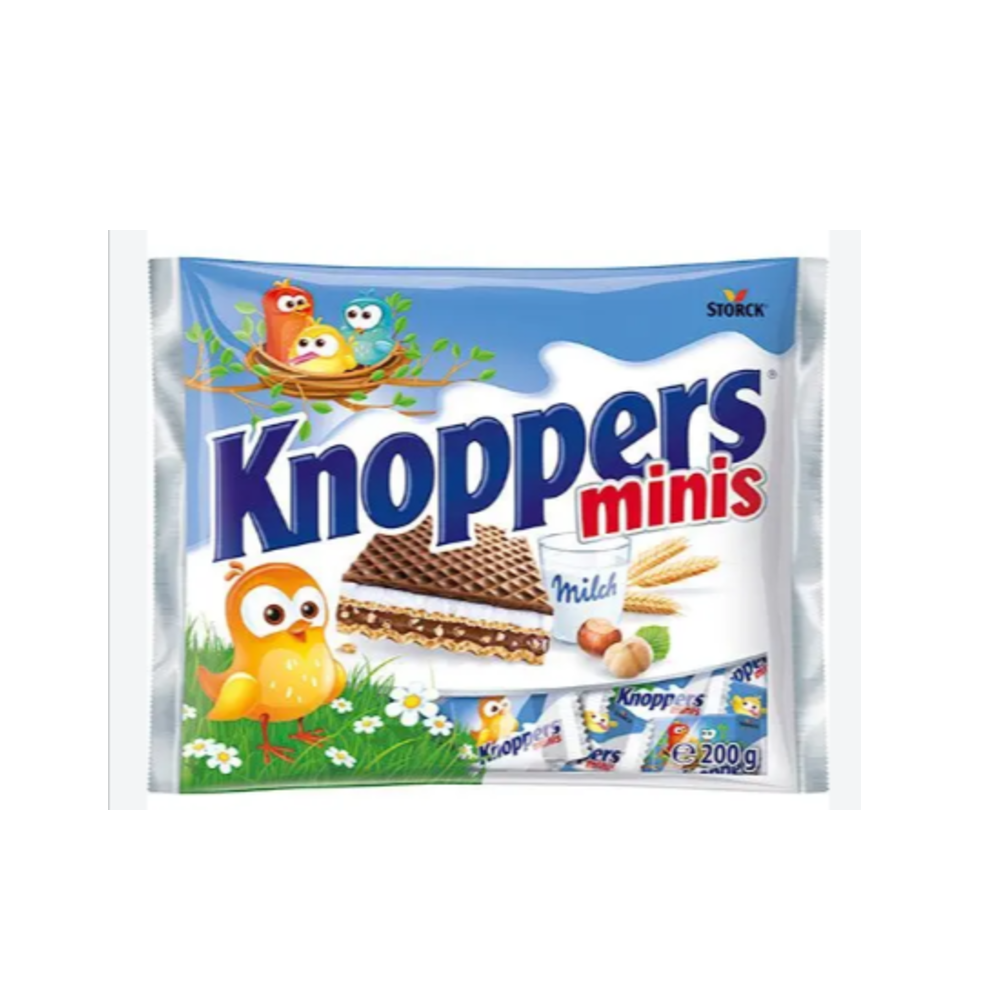 Вафли Knoppers орех mini 200 г