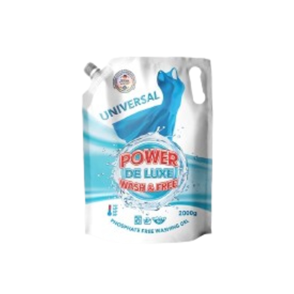 Гель для прання Power de Luxe універсальний Doupack 2 л ✔️ Купити за вигідною ціною