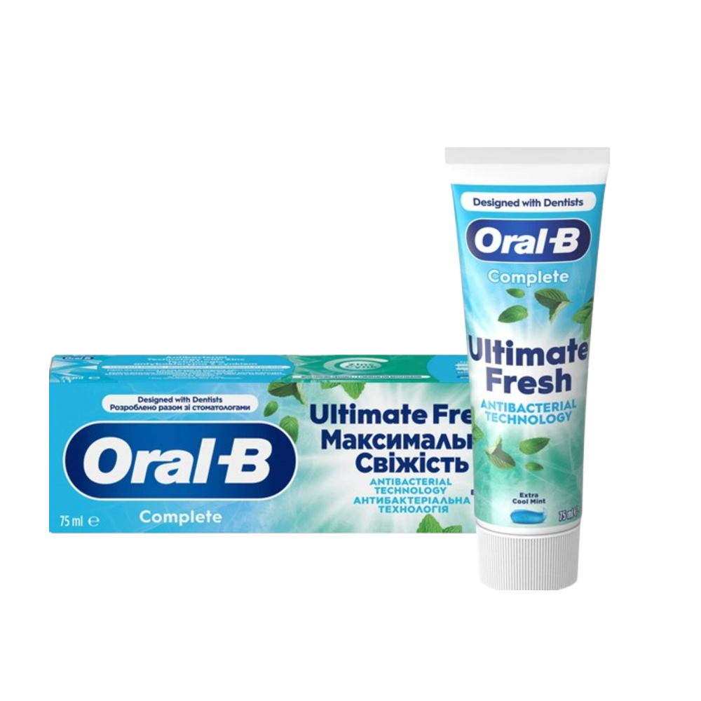Зубная паста Oral-B Complete Абсолютная свежесть Экстрапрохладная мята 75 мл