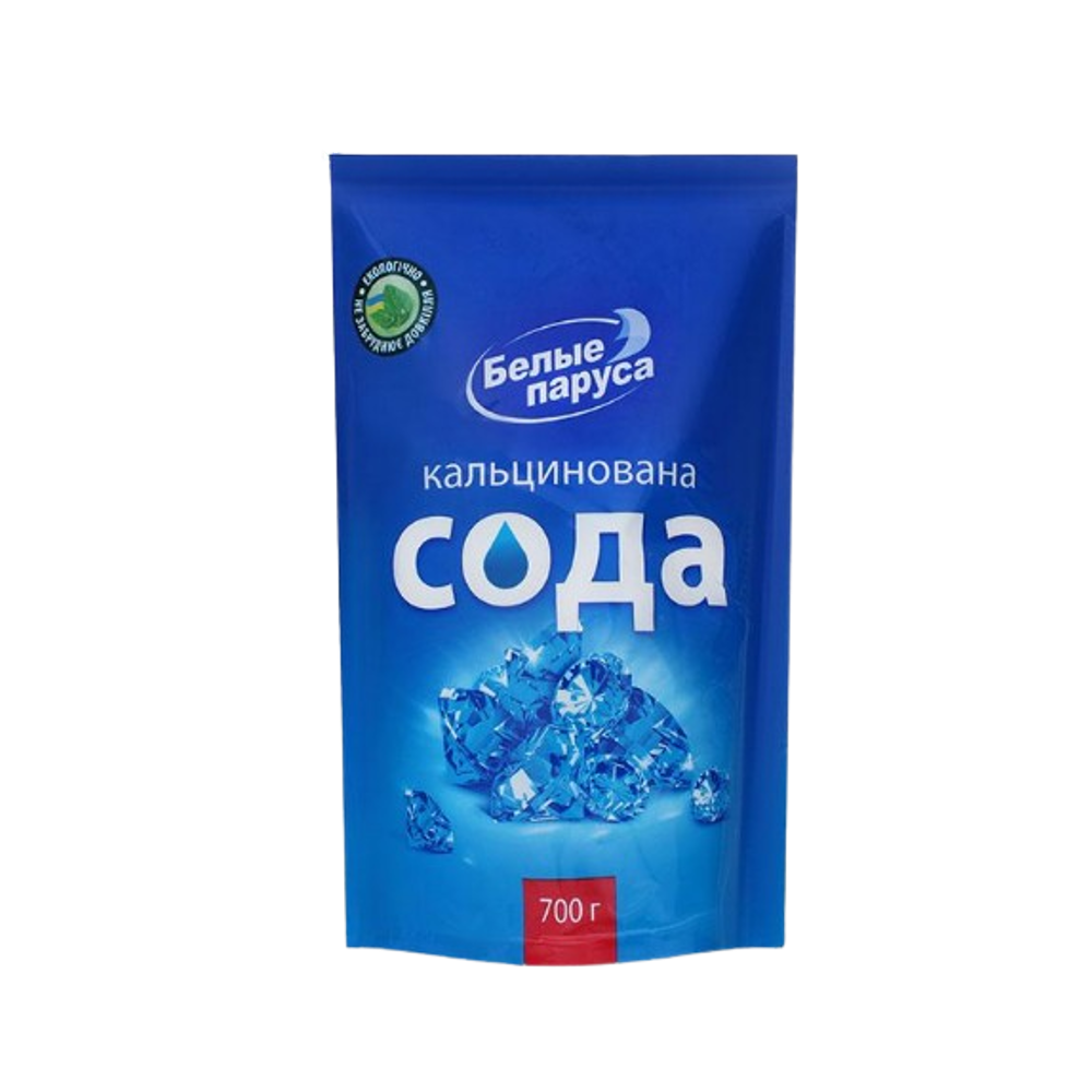 Сода кальцинована Білі вітрила 700 г ✔️ Купити за вигідною ціною